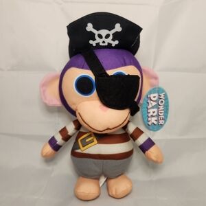 NWT 12" Wonder Park Pirate Monkey Plush Stuffed Animal
